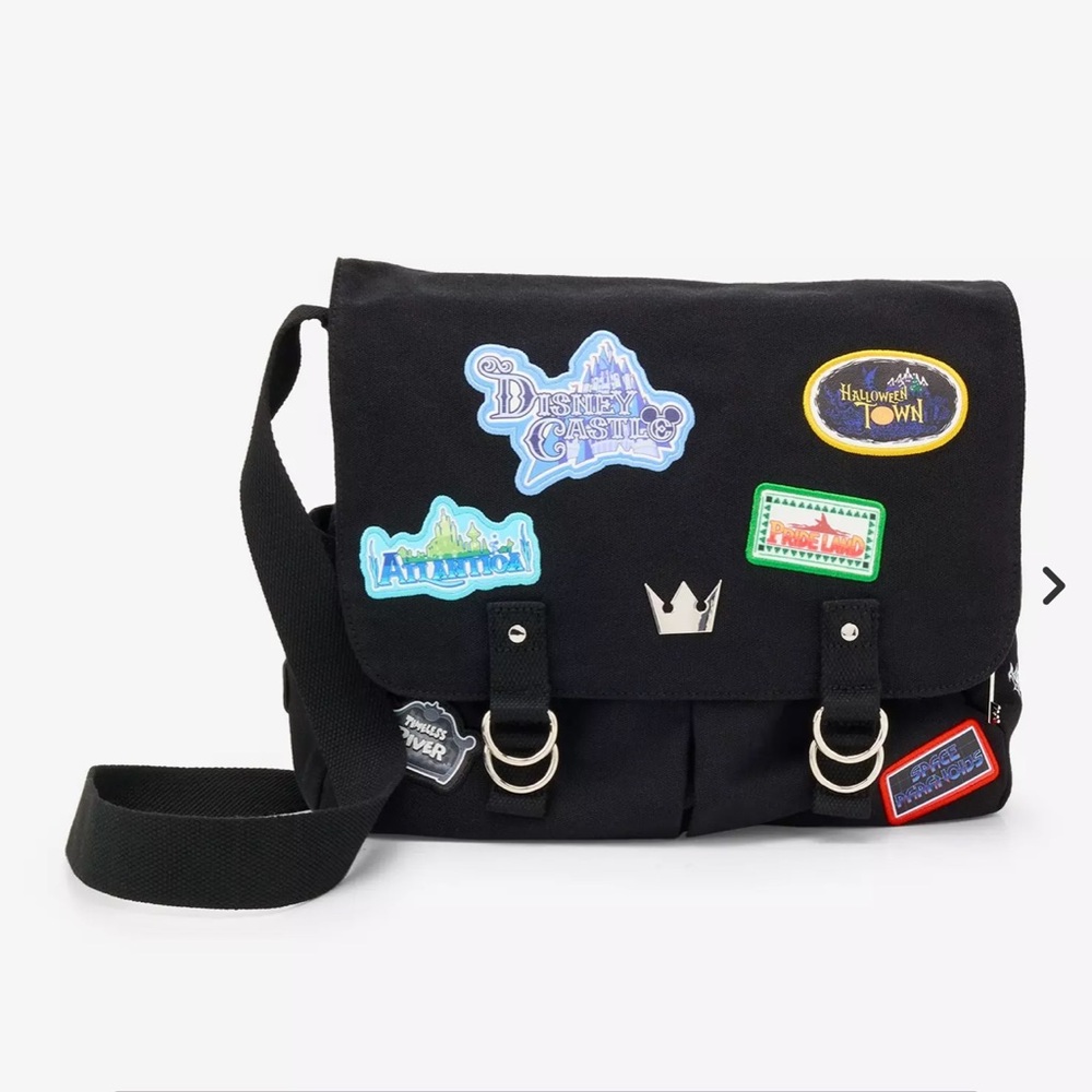 Her Universe Disney Kingdom Hearts Patches Messenger
Bag